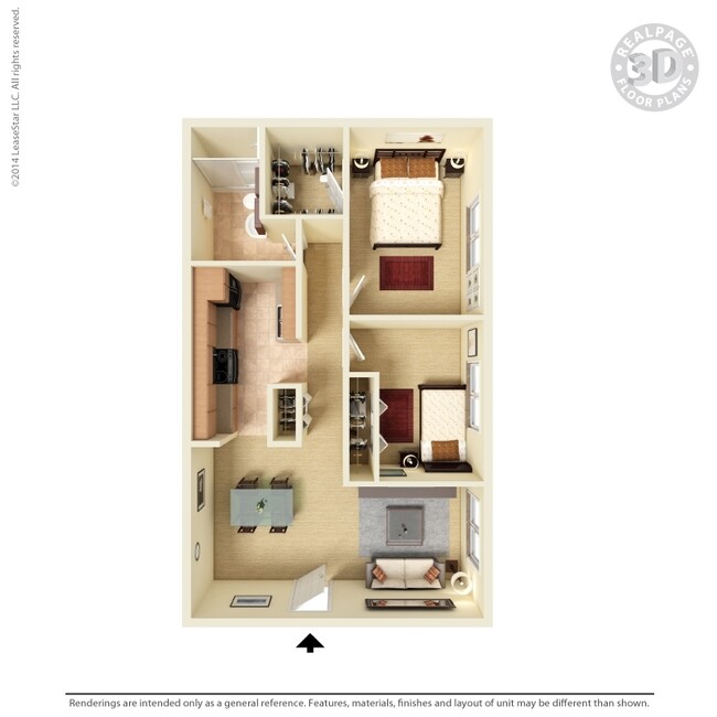 Floorplan - Gaslight Apartments