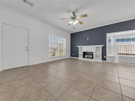 living area with electric fire place - 3811 Caleb Ct