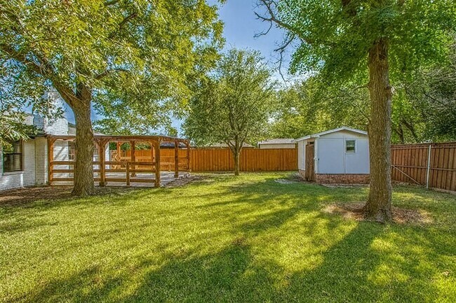 Building Photo - Shaded Wylie Charmer with Fireplace & Covered Patio Comfortable 3-Bed Living