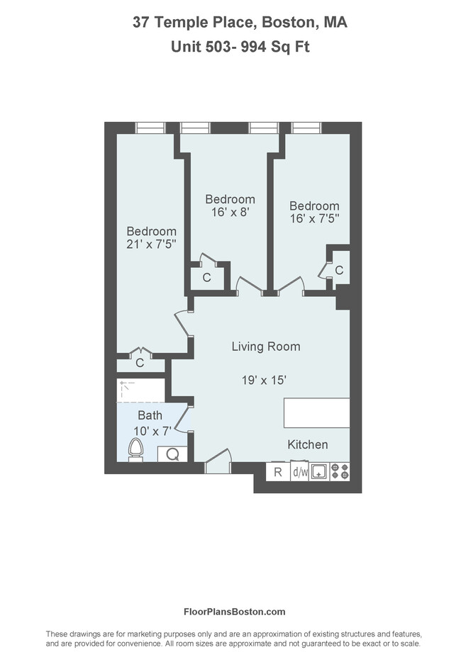 Floorplan - 37-43 Temple Place LLC