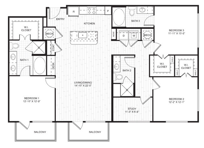 Floorplan - The Riley