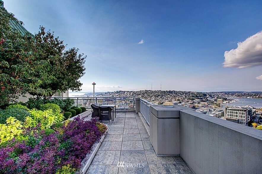 Rooftop Seating Area (skyline is more developed) - 819 Virginia St