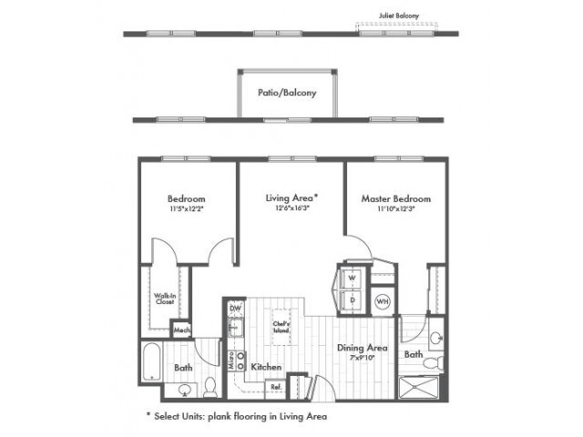 B7 Two Bedrom - Modera 44