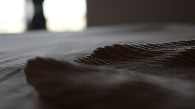 Every bedroom comes with a soft-knit blanket. - 4160 Barrett Rd