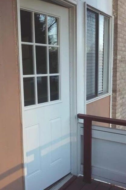 Balcony from bedroom - 7501 Spring Lake Dr