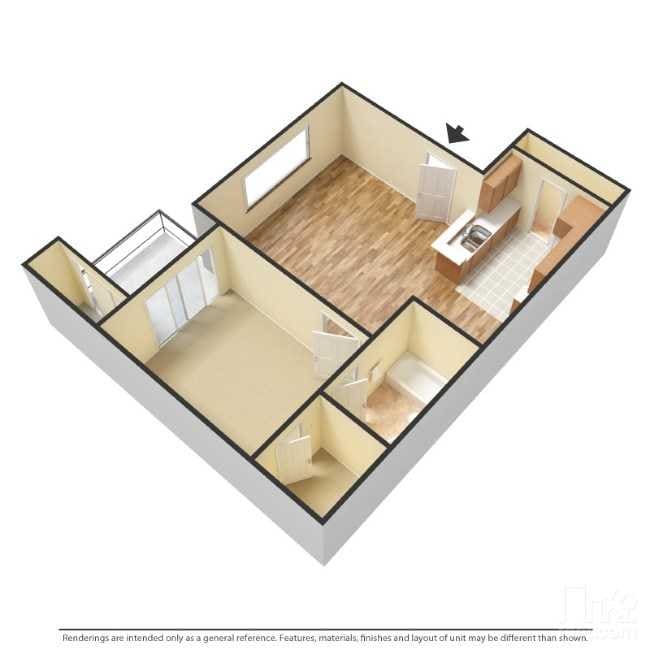 548 sf.jpg - Ashford Court Apartments