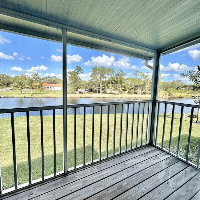 Screened deck view - 1582 Trafalgar Ln