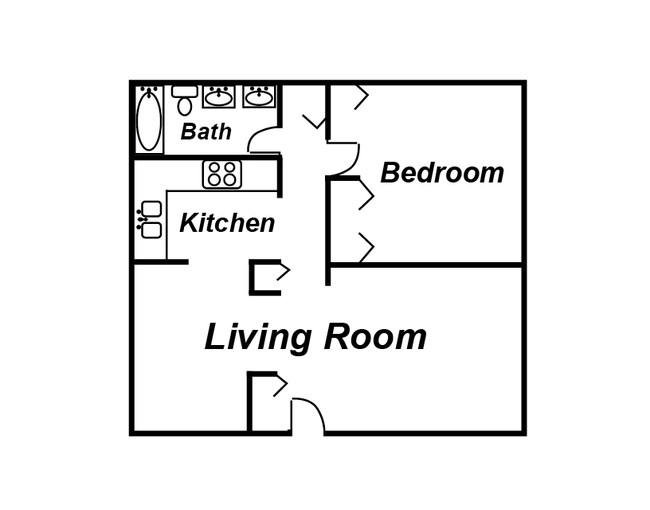 Floorplan - University Terrace Apartments