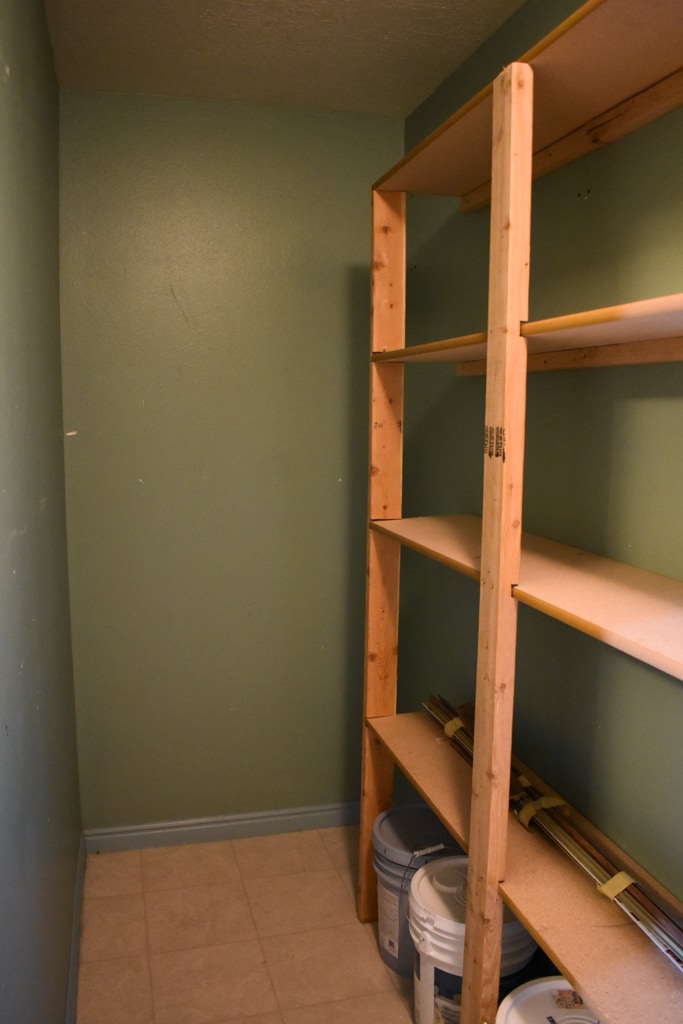 Big storage closet with shelves - 1403 S 1020 W