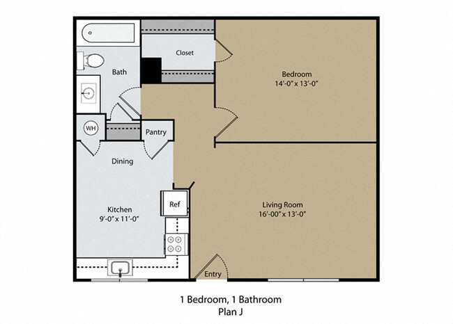 Floorplan - Barcelona Apartments