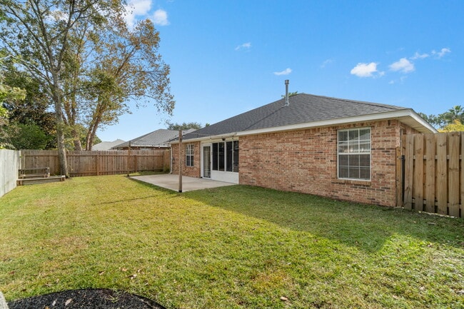 Fenced in backyard - 65 Bay Tree Dr