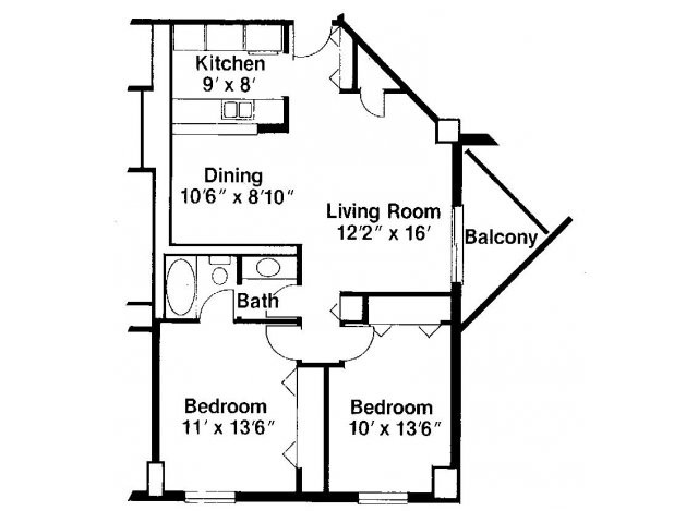 Floorplan - Fordem Towers