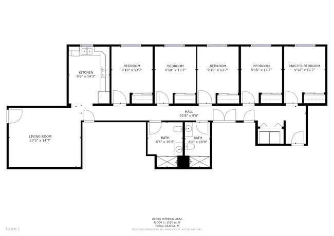 Floorplan - Student Living - Semester & Individual Leases