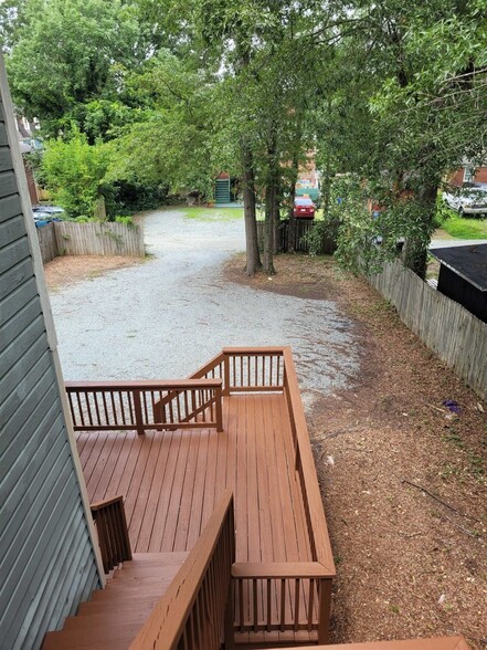 Upstairs Patio View - 805 Onslow St