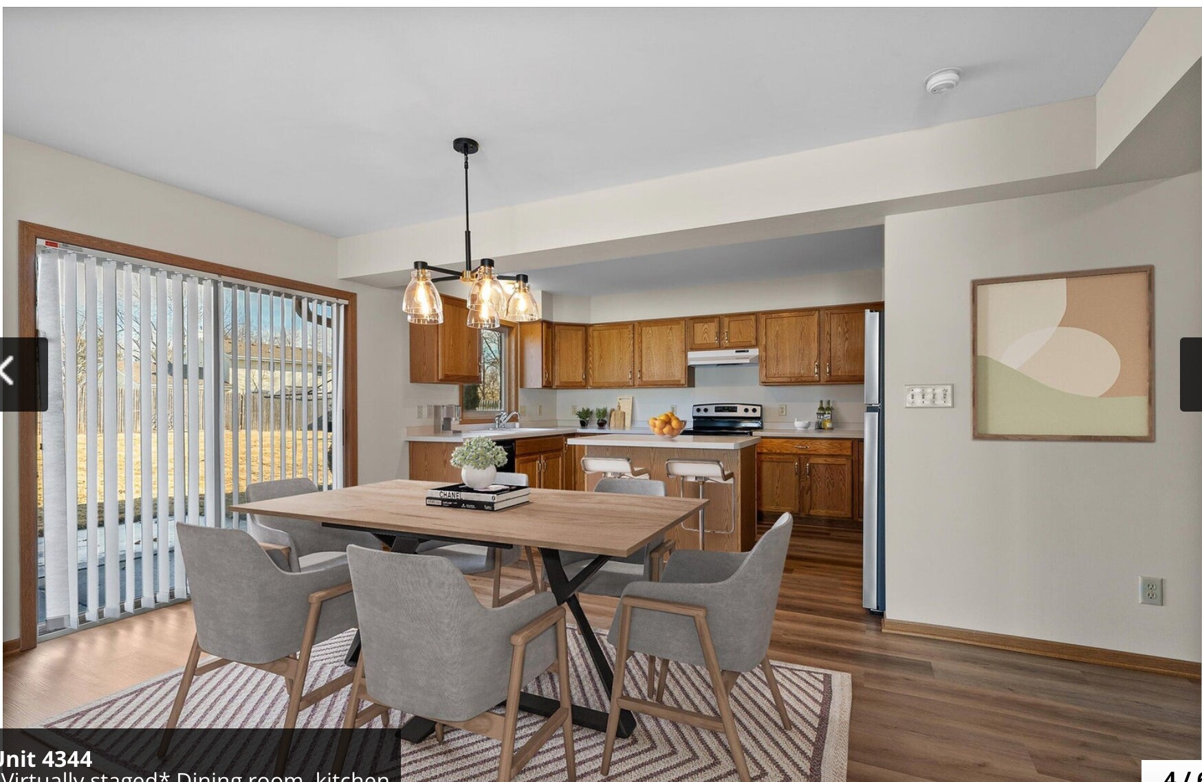 dining room and kitchen - 4344-4346 S 92nd St