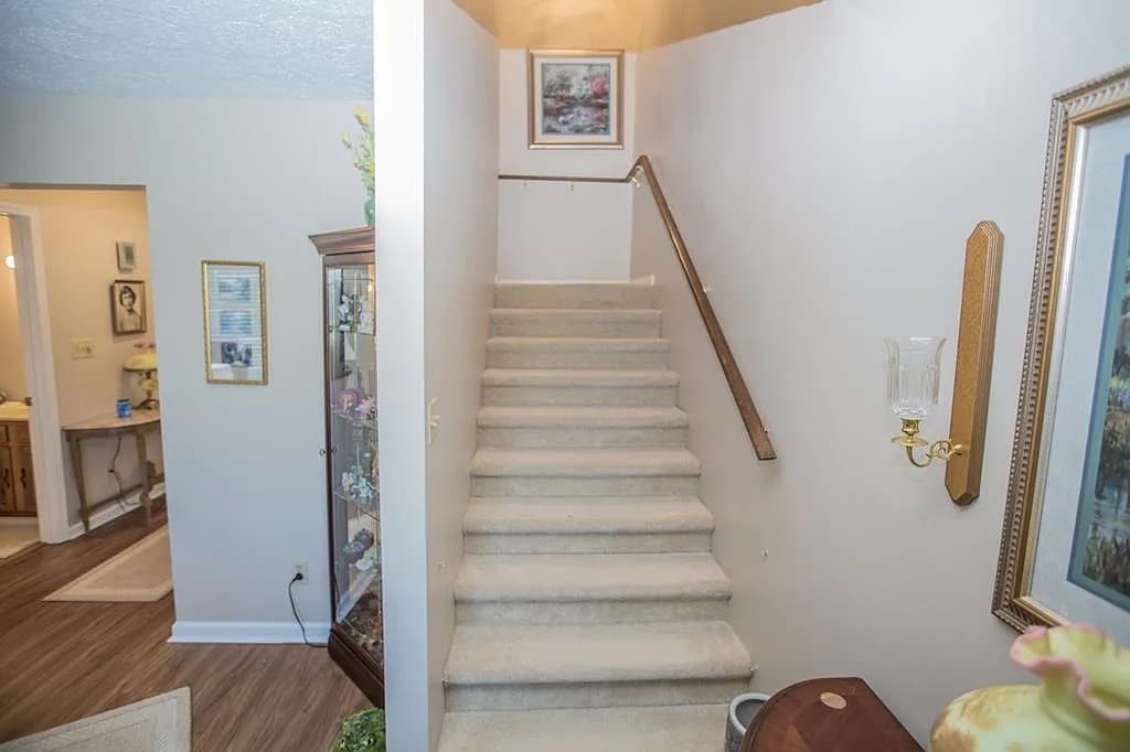 Stairs to Bedrooms - 706 Chert Ln