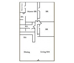 3BR/2BA - Silverstone Apartments