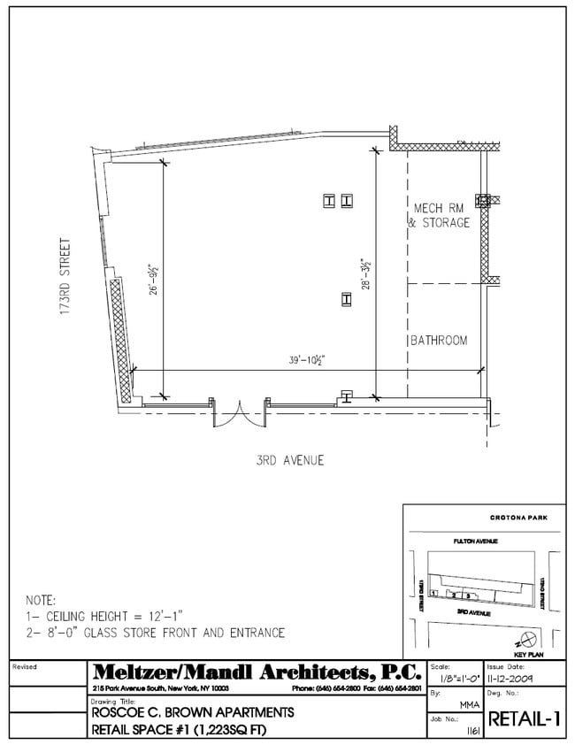 Floor Plan - Store 1 - Roscoe Brown Apartments