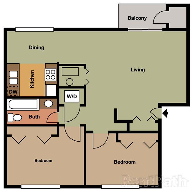 Floorplan - Hamilton Square Apartments