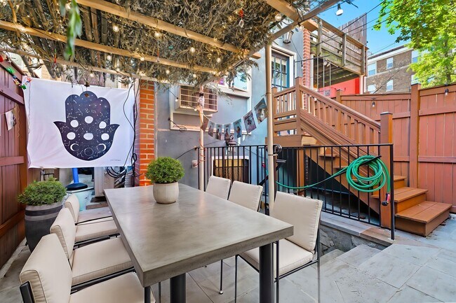 Patio w/virtual staging - 2604 Mozart Pl NW
