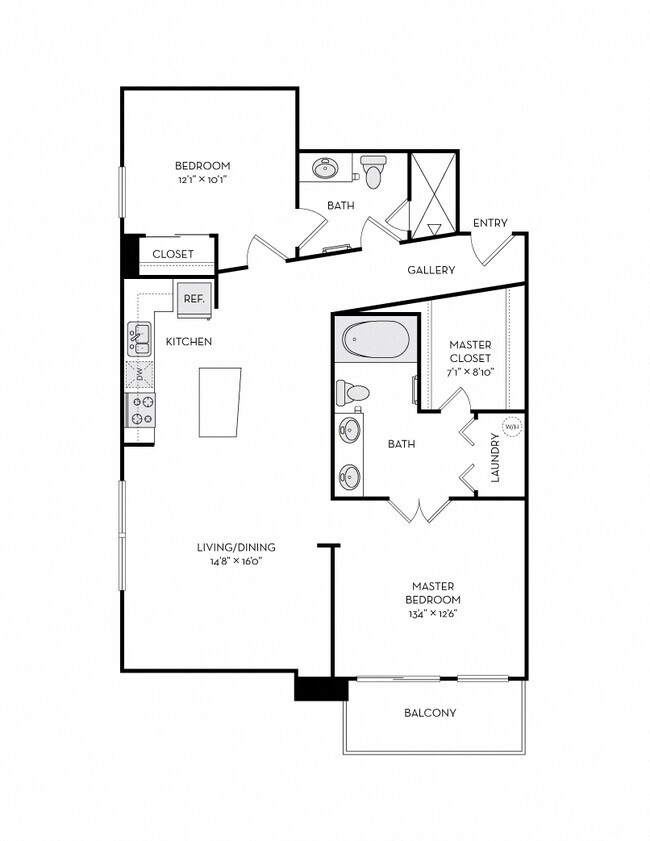 Floorplan - The Heights at Park Lane