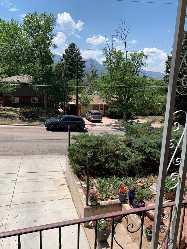 View of Pikes Peak and city - 2033 Mount Washington Ave