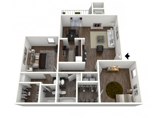 Floorplan - Bent Oaks Apartments