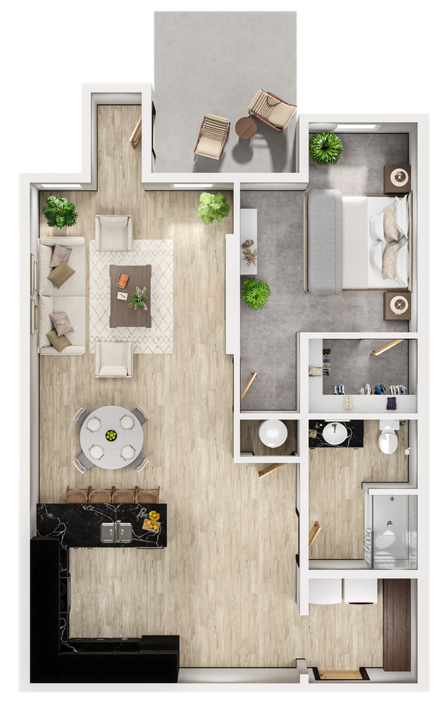 Building Photo - Galloway Flats - 1 bed 912 sqft with Luxury Amenities!