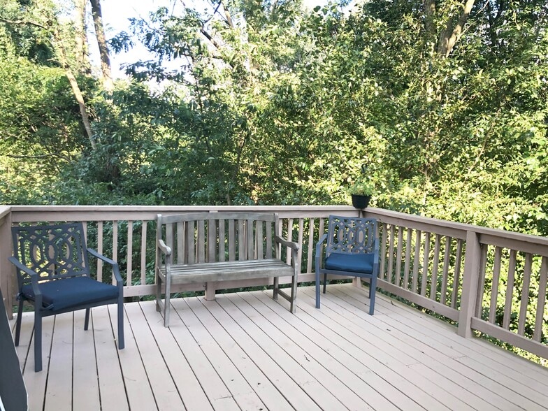 End-unit Back Deck - 1019 Wingate Ct