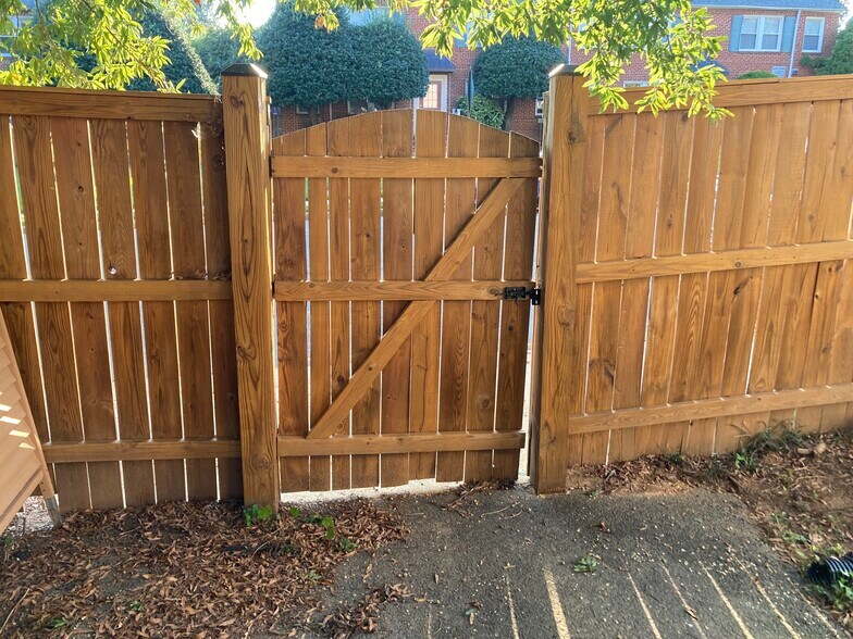 Gate near the private entrance - 3516 7th St N
