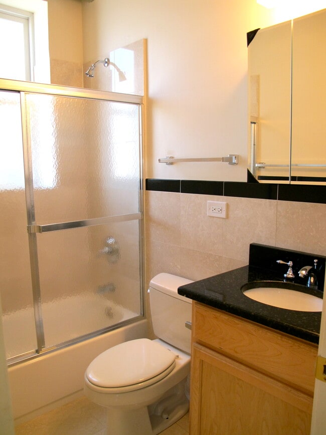 Bathrooms- Two full bathrooms - Harris Point Chicago
