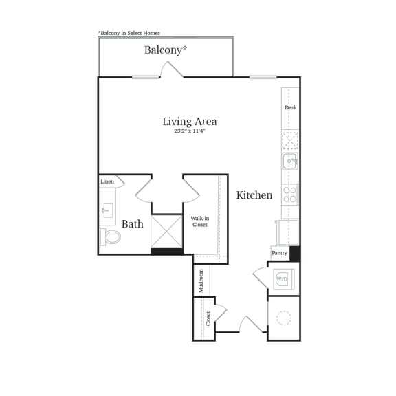 Floorplan - Vance at Bishop Union