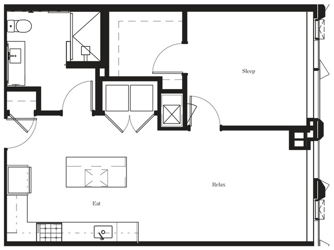 Floorplan - The Residences at Rainier Square