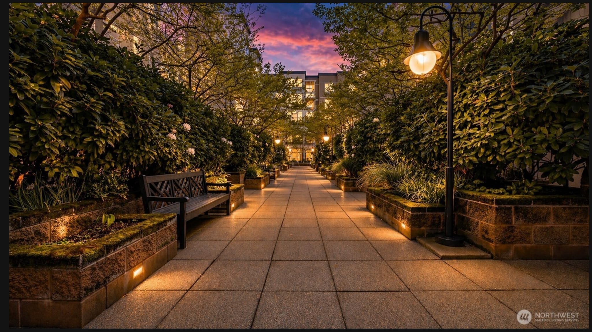 court yard - 10042 Main St