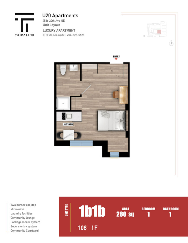 Floorplan - U20 Apartments