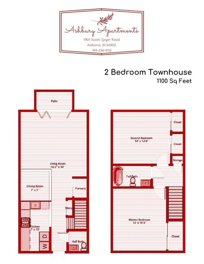 Floorplan - Ashbury Apartments