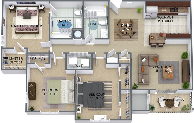 Floorplan - 200 West I