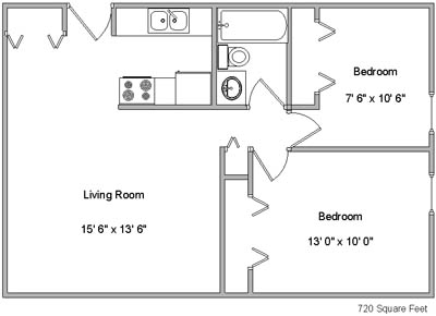 2BR/1BA - Pacific Park II