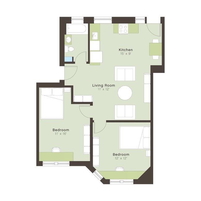 Floorplan - 5300 S. Drexel Avenue