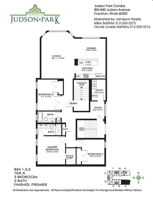 3BR/2BA - 834-40 Judson Ave.