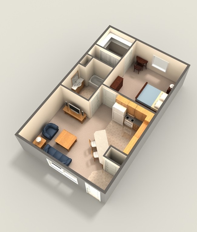 1BR/1BA - Canvas Townhomes Allendale