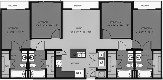 Floorplan - Regents West at 24th and 26th