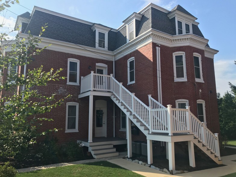 Stairs to apartment - 141 W Broad St