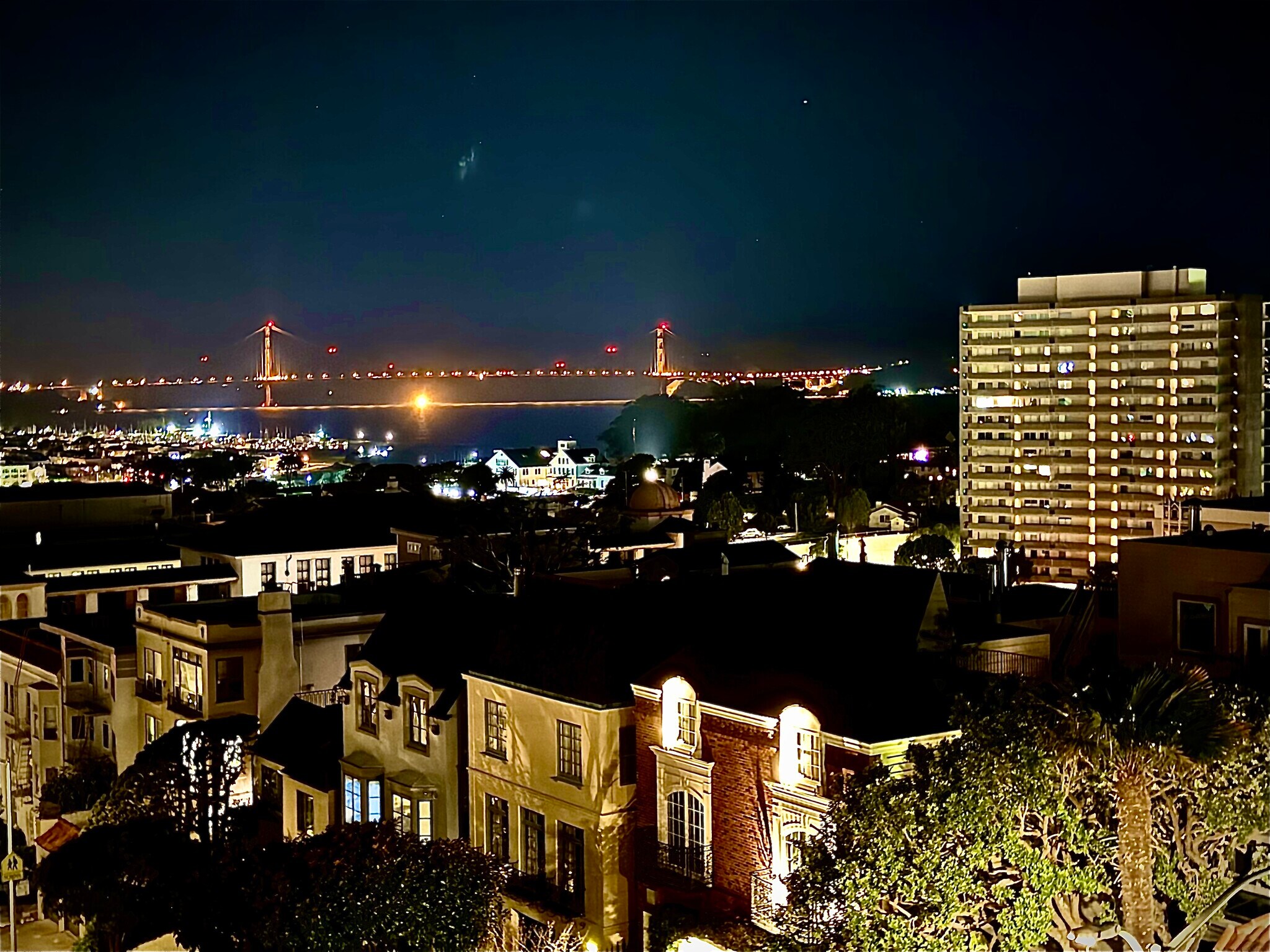 Views from unit @ night - 1015 Francisco St