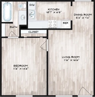Floorplan - The Summit at Geyer Springs