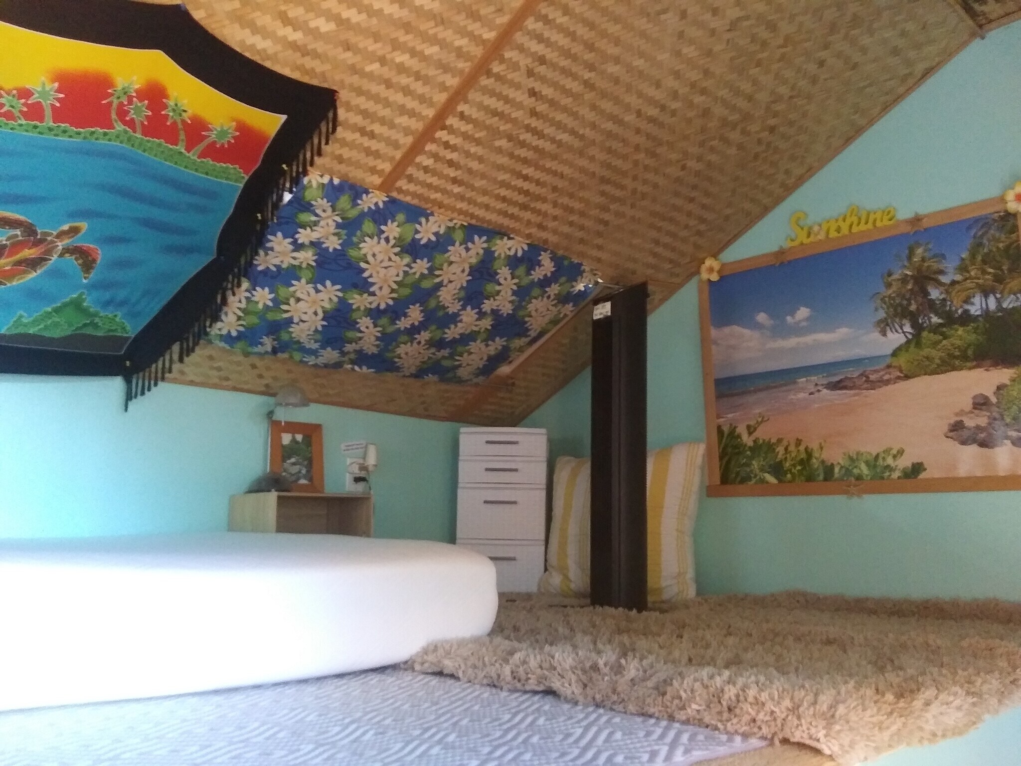 Upper Loft is cozy, and has some spots for your personal items. - 281 Kaikea St