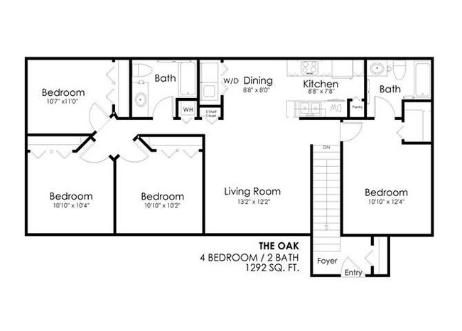 Floorplan - Enclave at Pine Oaks Apartments