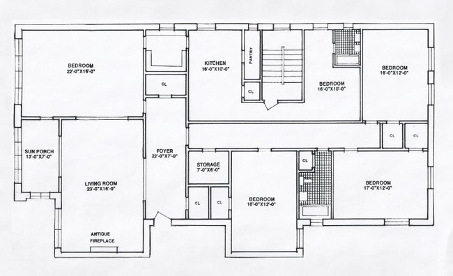 Floorplan - 1125 Davis St./ 1603-11 Ridge Ave.