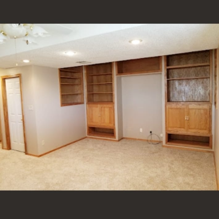 Finished basement: Den - 21506 W 53rd Terrace