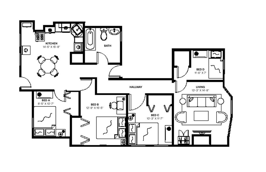 Building Photo - Room in Shared 4 bed/1 bath home